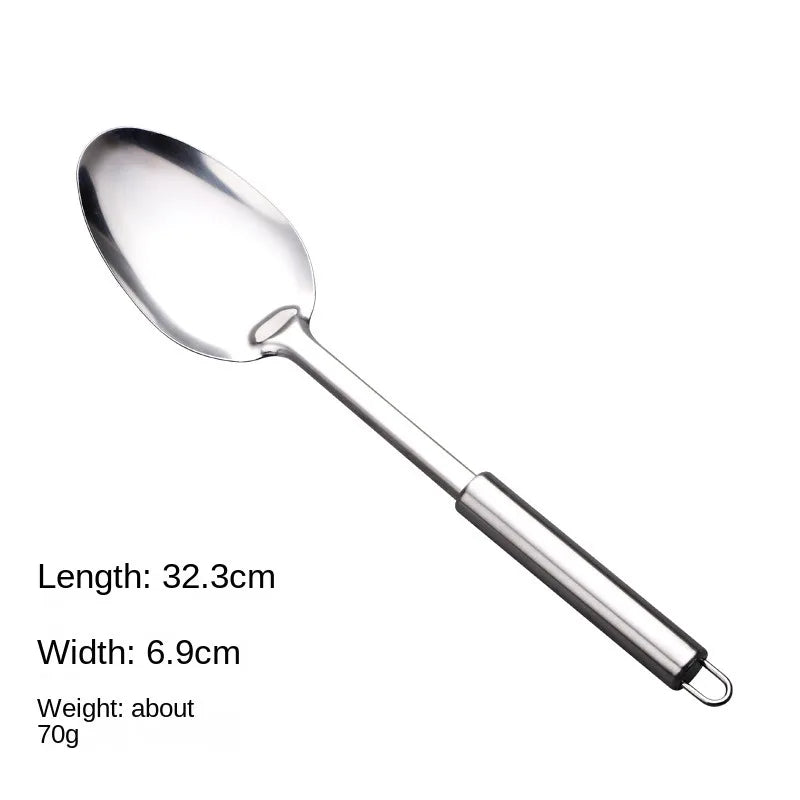 Durable Stainless Steel Wok Long Handle Kitchen Gadgets Kitchen Cooking Set Steak Shovel Cooking Tools