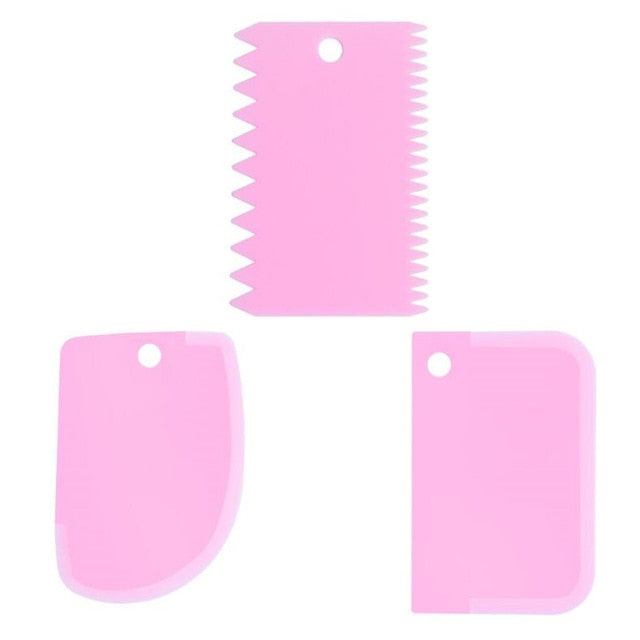 Cake Scraper Convenient Adjustable  Cake Edge Smoother Cream Decorating Bakeware Tableware Kitchen Cake Tool