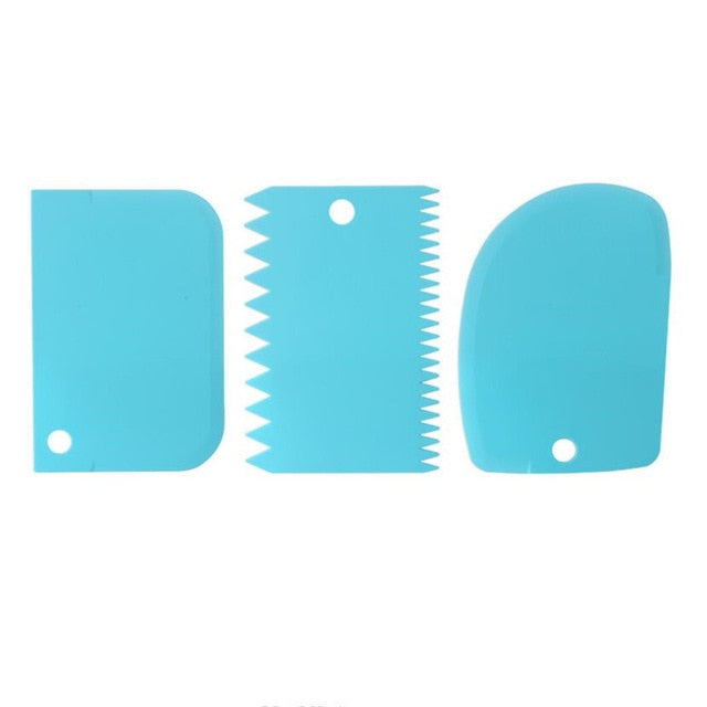 Cake Scraper Convenient Adjustable  Cake Edge Smoother Cream Decorating Bakeware Tableware Kitchen Cake Tool