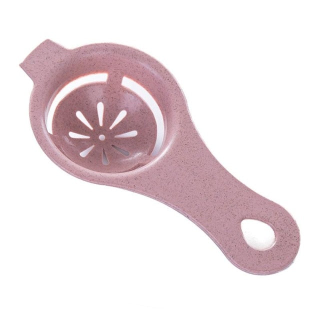 5 Colours Egg Separator Eggs Yolk Filter Gadgets Eco Friendly Plastic White Yolk Sifting Home Tool Kitchen Accessories